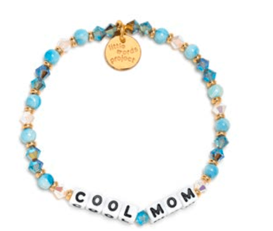 Little Words Project Cool Mom-Blue Bracelet