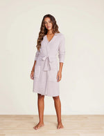 Barefoot Dreams Cozychic Lite Faded Rose Ribbed Robe