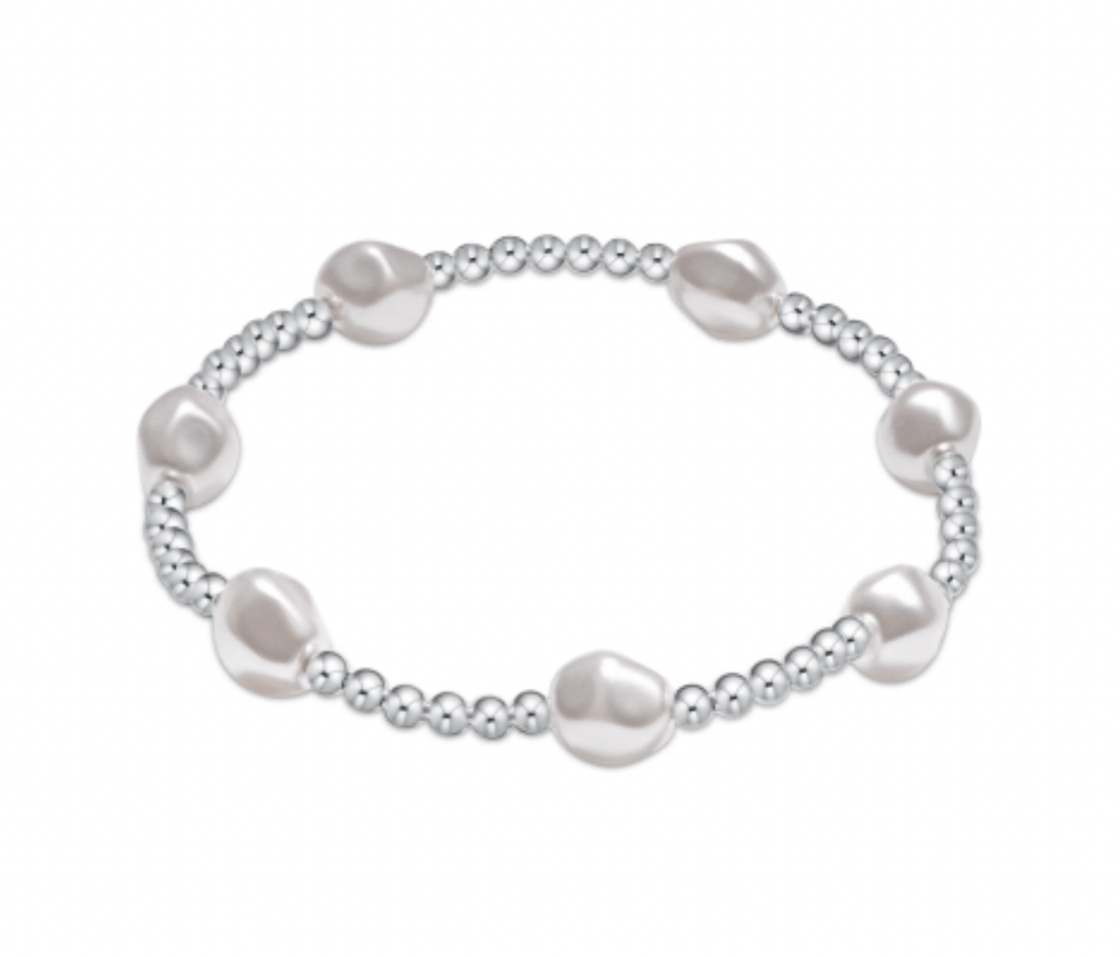 ブレスレット Numbering Ribbon Pearl Bracelet #9931 4BFT313 Numbering Ribbon Pearl Bracelet #9931 4BFT313