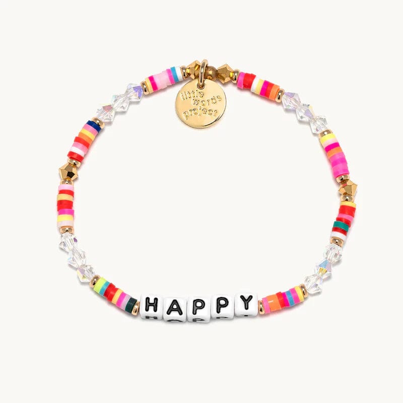 Happy Rainbow Little Words Project Bracelet