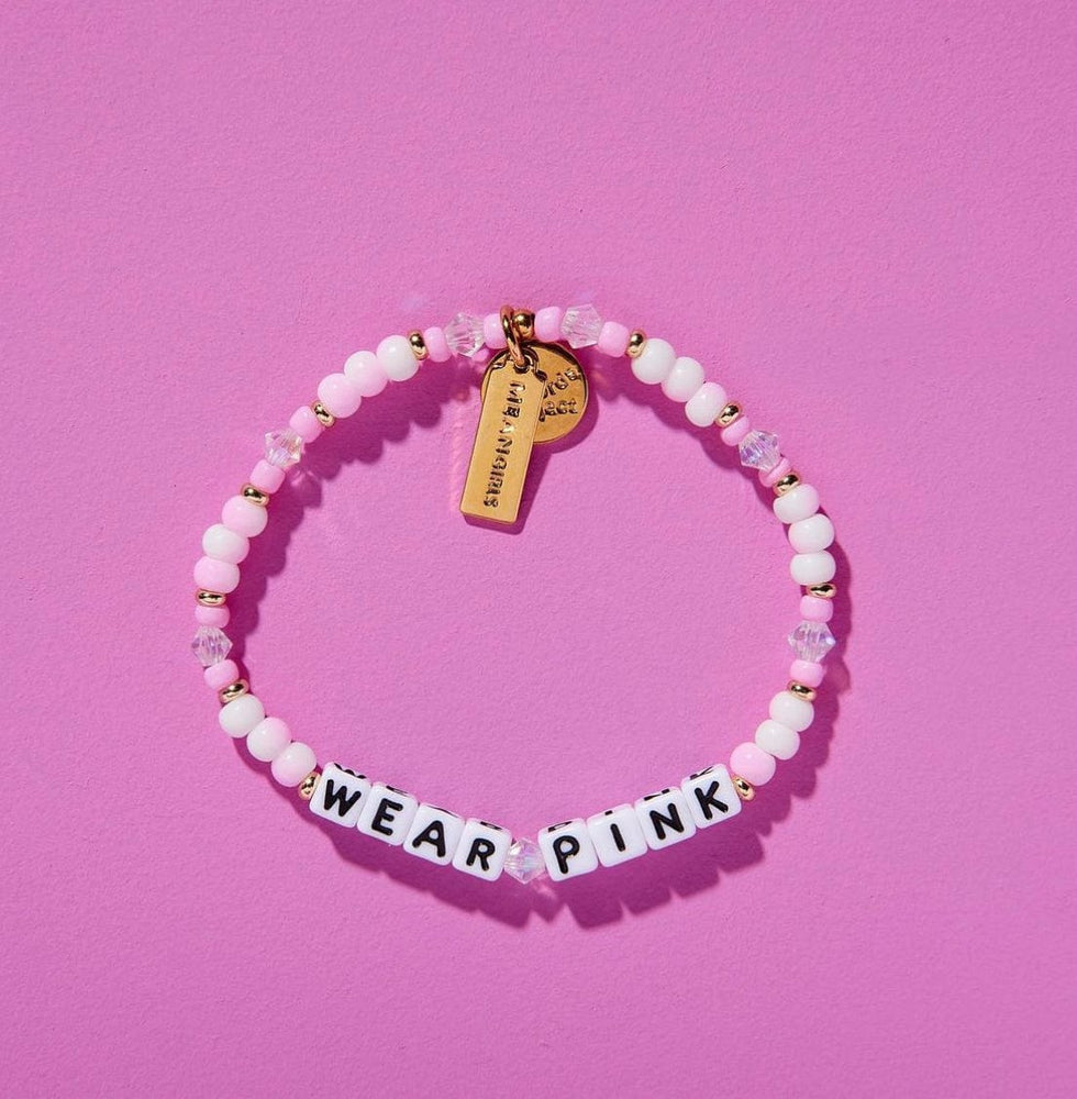 Wear Pink Mean Girls Little Words Project Bracelet