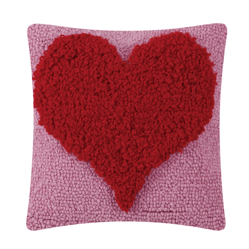 Peking Handicraft, Inc. Looped Heart Pillow