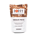 Poppy Popcorn Dark Chocolate Pretzel Poppy Popcorn