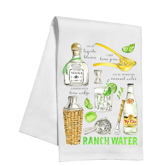 Ranch Water Recipe Kitchen Towel