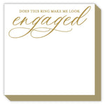 Ring Engaged Luxe Notepad