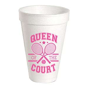 RosanneBECK Collections RBC Styrofoam Cup-Tennis : QueenofCourt