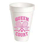 RosanneBECK Collections RBC Styrofoam Cup-Tennis : QueenofCourt