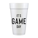 It's Game Day Foam Cups-Set of 10