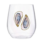 Oyster 14oz Stemless Wine Tossware-Set of 4