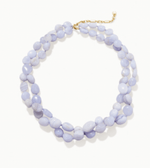 Bluff Blue Chalcedony Necklace