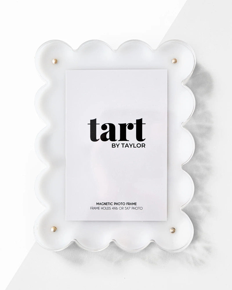 Tart By Taylor White Acrylic Frame