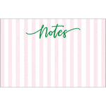 Pink Stripes Notes Notepad