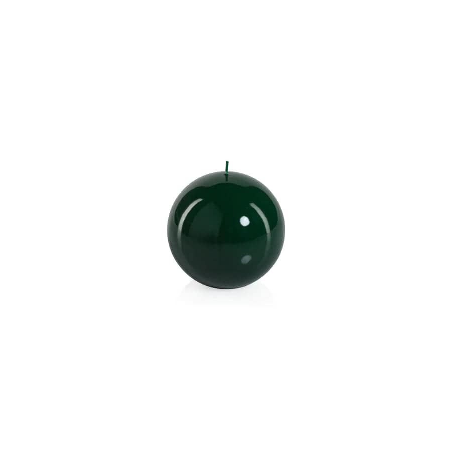Green 4" Ball Candle
