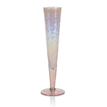 Zodax Luster Pink Champagne Flute
