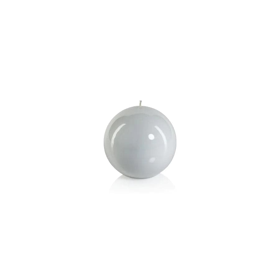 White 4" Ball Candle