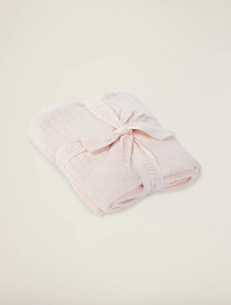Barefoot Dreams Cozychic Pink Lite Ribbed Baby Blanket