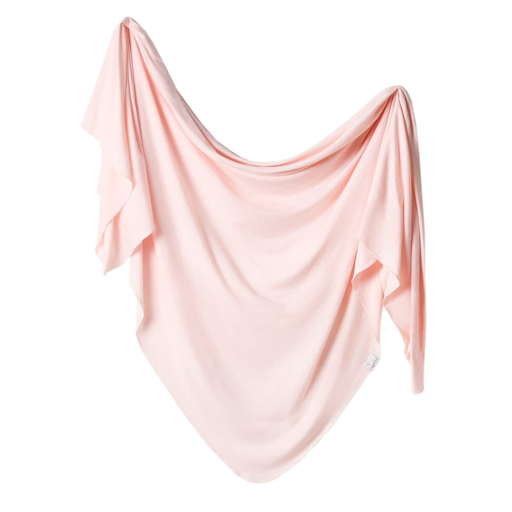 Copper Pearl Blush Knit Swaddle Blanket