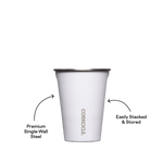 Corkcicle Gloss White 18oz Eco-Stacker Cup