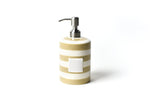 Happy Everything Cylinder Soap Pump Neutral Stripe