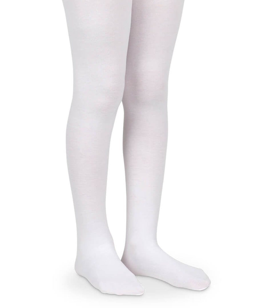 Jefferies Socks 6-18M White Organic Cotton Tights