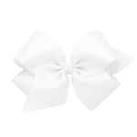 Wee Ones White Moonstitch King Bow