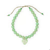 Emery Mint Heart Necklace