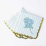 8 Oak Lane Hydrangea Stem Cocktail Napkins