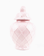 Large Pink Textured Ginger Jar