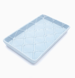 8 Oak Lane Light Blue Guest Towel Tray