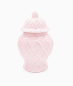 Small Pink Textured Ginger Jar