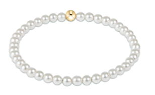 Extends Classic Pearl 4mm Bead Bracelet