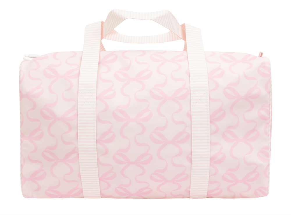 Bows on Pink Duffle Bag