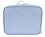 Apple of My Isla Navy Mini Stripe Lunchbox