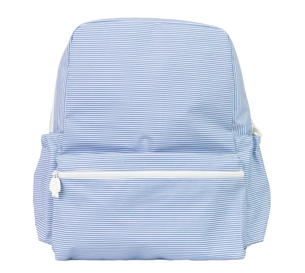 Apple of My Isla Navy Mini Stripe Small Backpack
