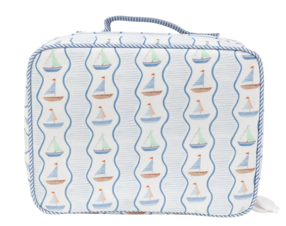 Apple of My Isla Sailboats Lunchbox