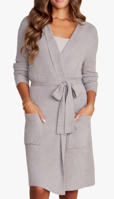 Barefoot dreams cozychic lite ribbed robe best sale