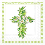 Floral Cross Lunch Napkins
