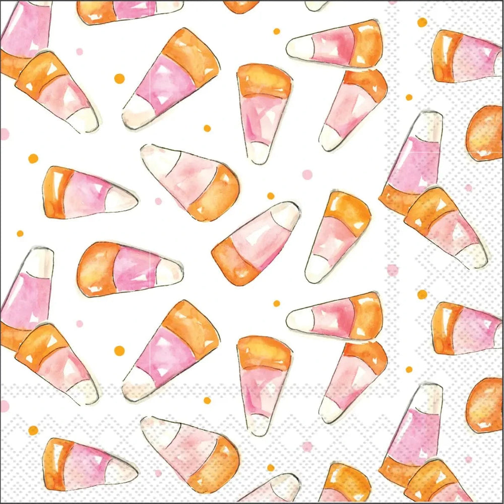 Pink Candy Corn Cocktail Napkins