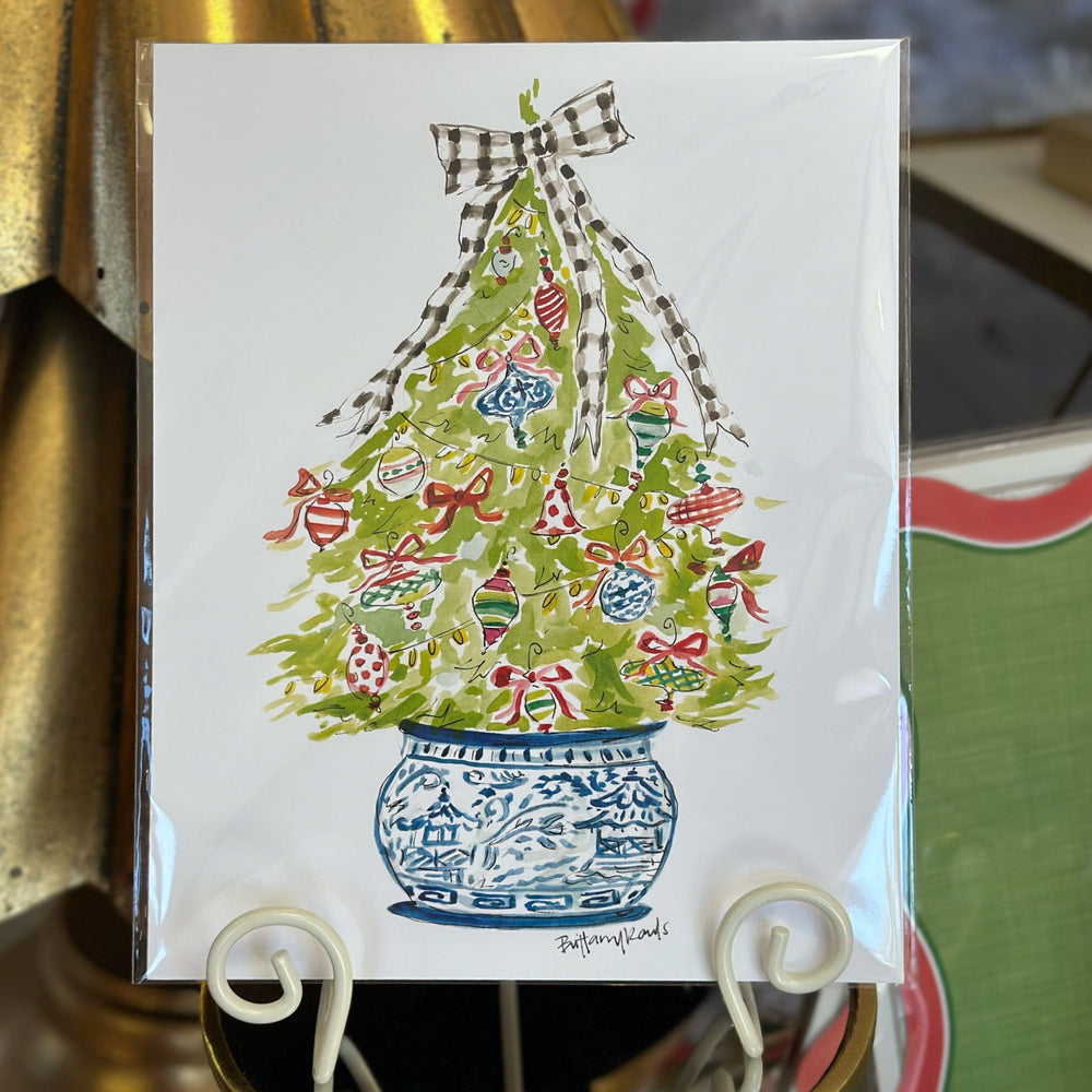 Brittany Rawls Christmas Tree Print