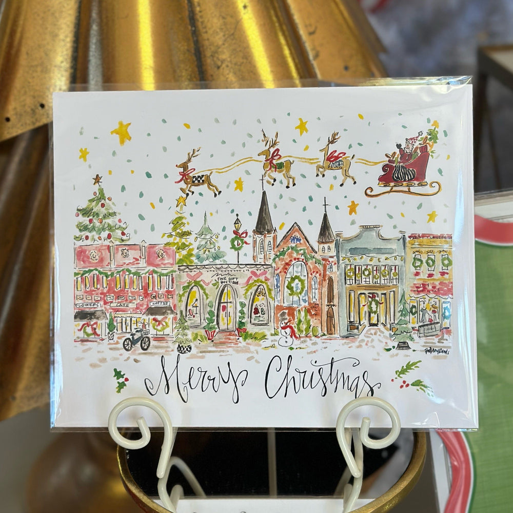 Brittany Rawls Christmas Village Print