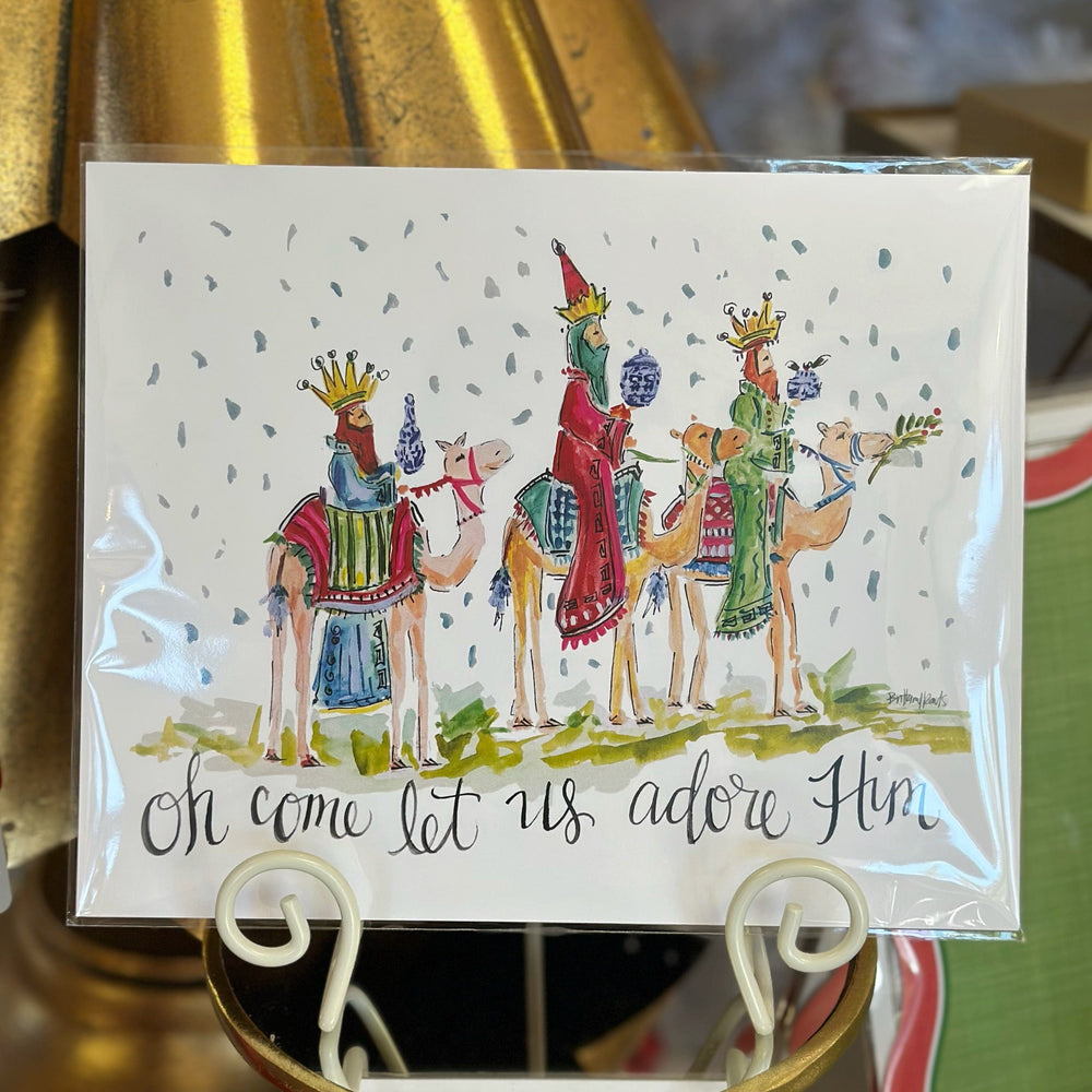 Brittany Rawls O Come Let Us Adore Him Print