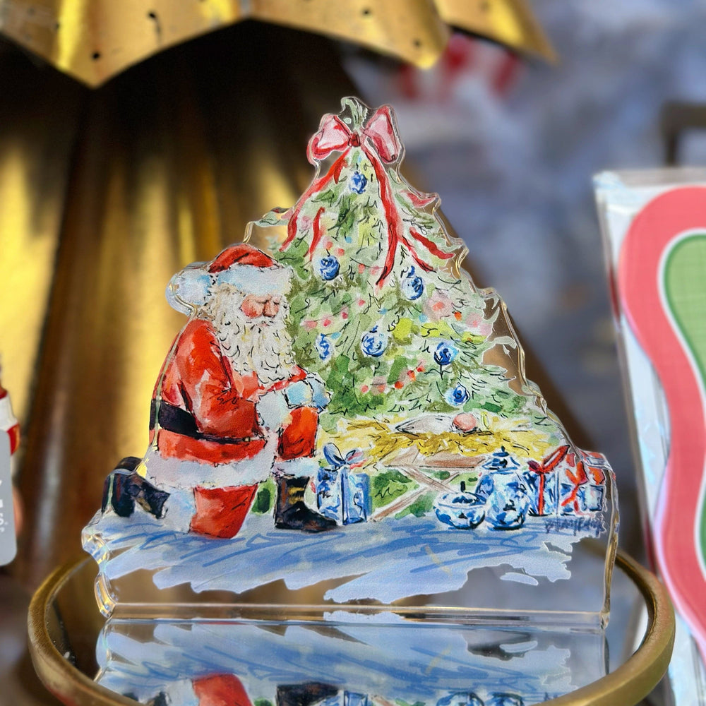 Brittany Rawls Santa & Baby Jesus Acrylic