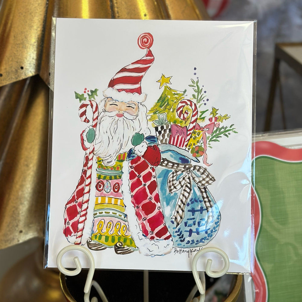 Brittany Rawls Santa Print