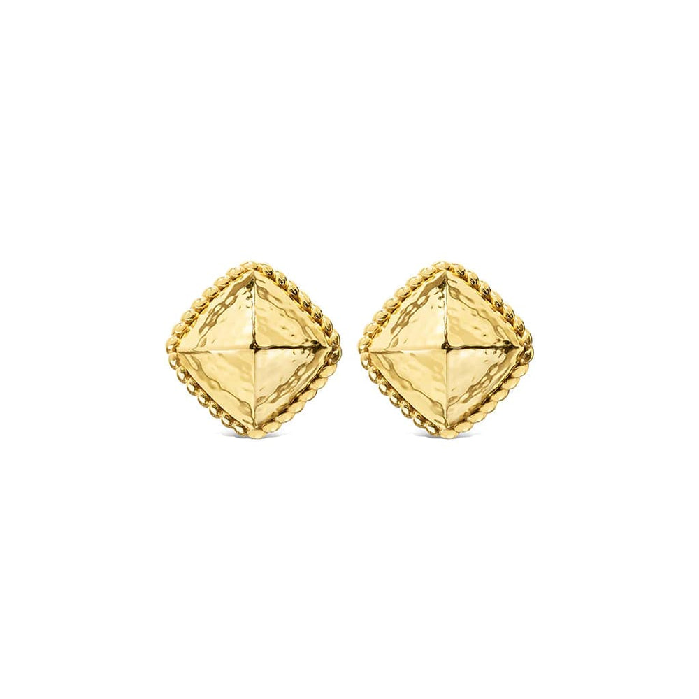 Blandine Clip Gold Earrings