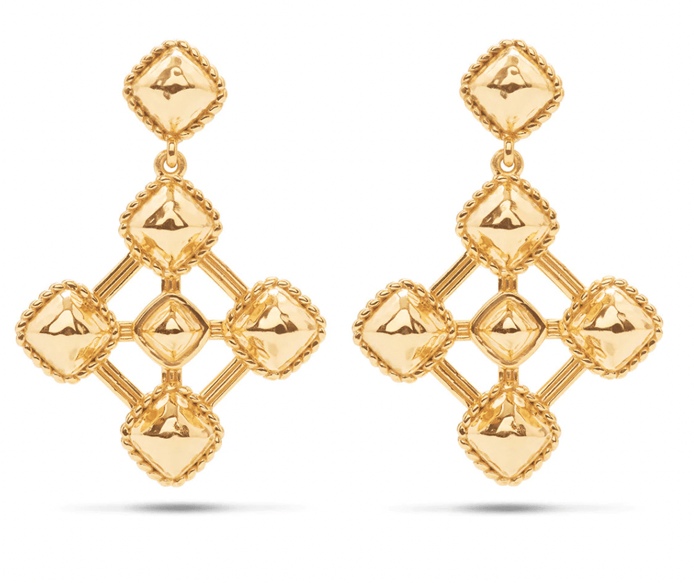 Blandine Gold Geometric Earrings