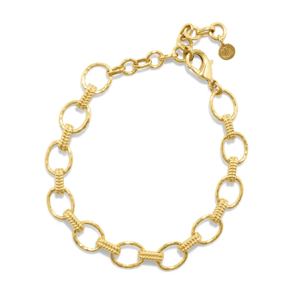 Cleopatra Gold Small Link Bracelet