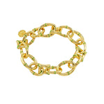 Green & Gold Bangkok Bamboo Link Bracelet