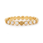 Mother of Pearl Berry Gem Hinged Bangle