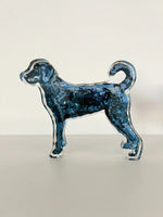 Black Labradoodle Acrylic Block