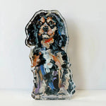 Black & Tan Cavalier King Acrylic Block